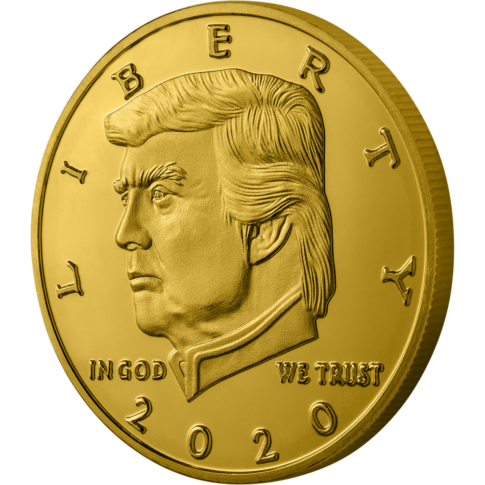 2020 Golden Trump Liberty Coin – 47Coins