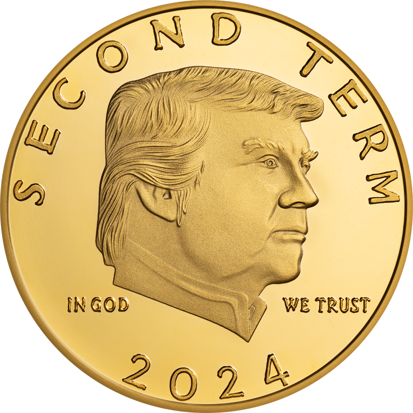 2024 Golden Trump Second-Term Coin – 47Coins